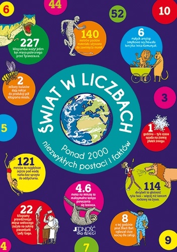 Świat w liczbach. Ponad 2000 niezwykłych postaci i faktów - Clive Gifford, Steve Martin