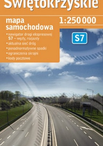 Świętokrzyskie TIR. Mapa samochodowa. 1:250 000 Demart