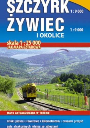 Szczyrk, Żywiec i okolice. Mapa turystyczna. 1:25 000 Studio Plan
