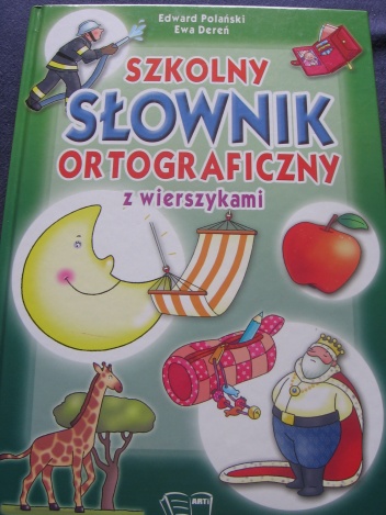 Szkolny słownik ortograficzny z wierszykami - Edward Polański