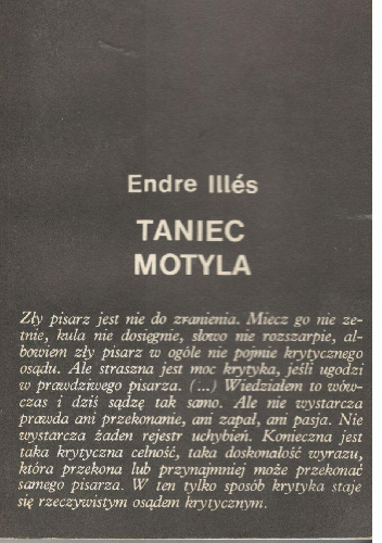Taniec motyla - Endre Illés