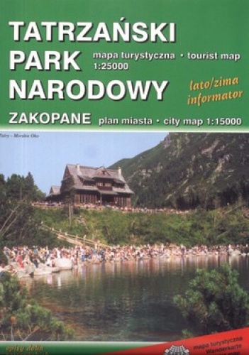 Tatrzański Park Narodowy. Mapa turystyczna. 1:25 000 Karta