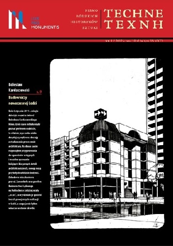 TECHNE/TEXNH – Pismo Łódzkich Historyków Sztuki, nr 1/2012