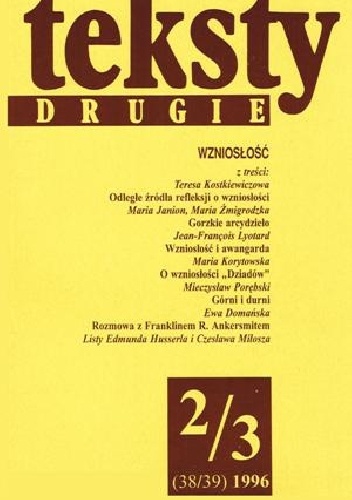 Teksty drugie, nr 2-3 (38-39) / 1996 - Redakcja pisma Teksty Drugie