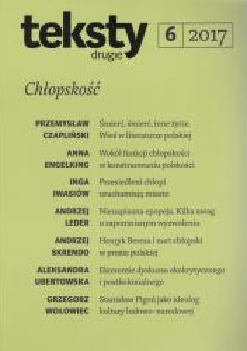 Teksty drugie nr 6 / 2017