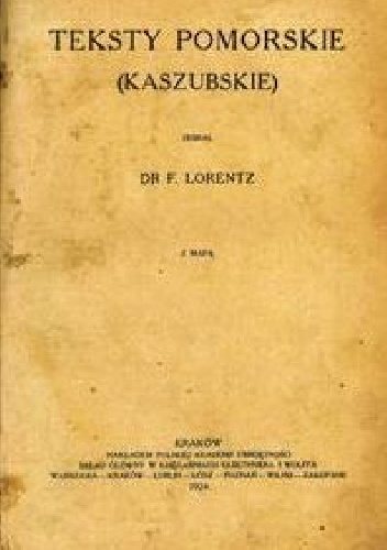Teksty pomorskie (kaszubskie) - Friedrich Lorentz
