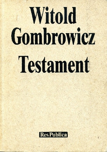 Testament - Witold Gombrowicz