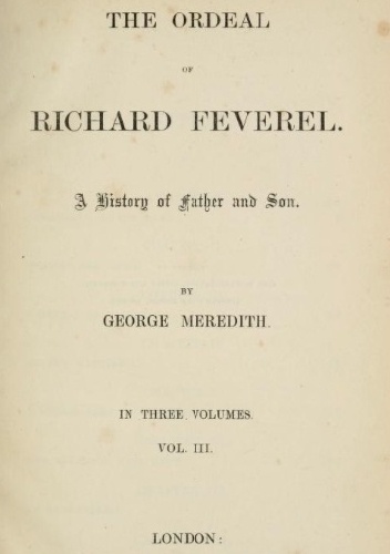 The Ordeal Of Richard Feverel - George Meredith