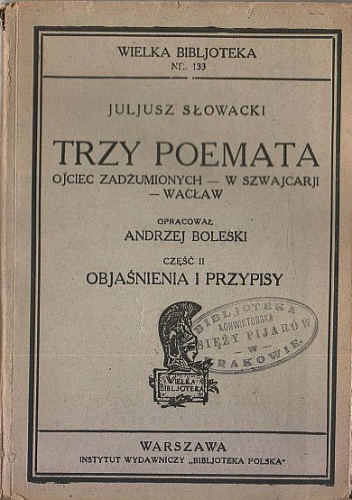 Trzy poemata - Juliusz Słowacki