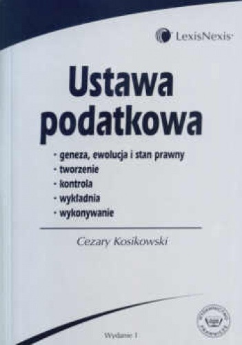 Ustawa podatkowa - Kosikowski Cezary