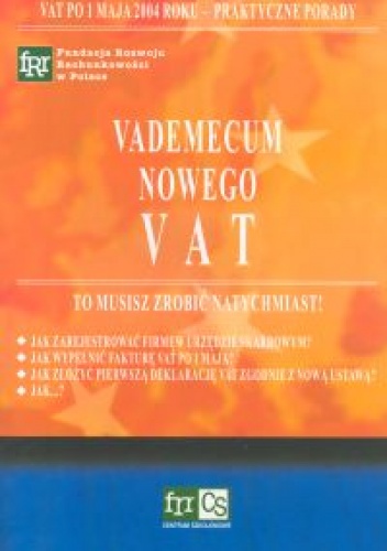 Vademecum nowego VAT - Piotr Stefańczyk