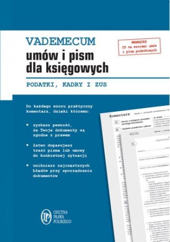 Vademecum umów i pism dla księgowych. Podatki. Kadry. ZUS - praca zbiorowa