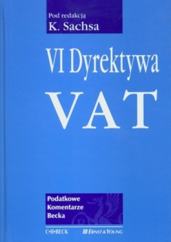 VAT VI Dyrektywa - Krzysztof Sachs