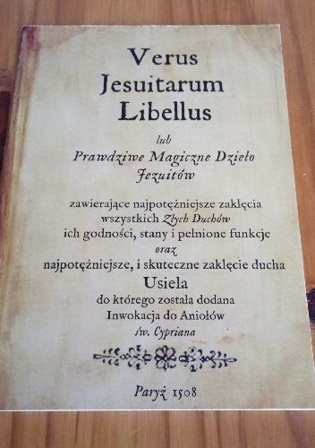Verus Jesuitarum Libellus - autor nieznany