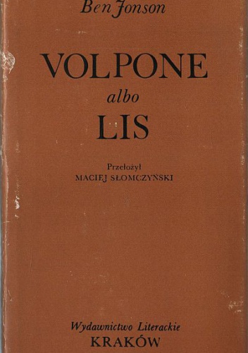 Volpone albo Lis - Ben Jonson