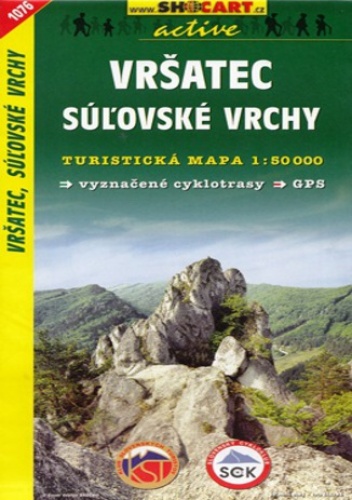 Vršatec, Súlovské Vrchy, 1:50 000