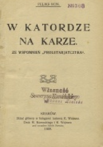 W katordze na Karze - Feliks Kon