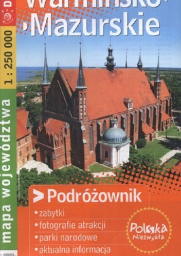 Warmińsko-Mazurskie. Mapa województwa. Turystyczna mapa samochodowa. 1:250 000 Demart