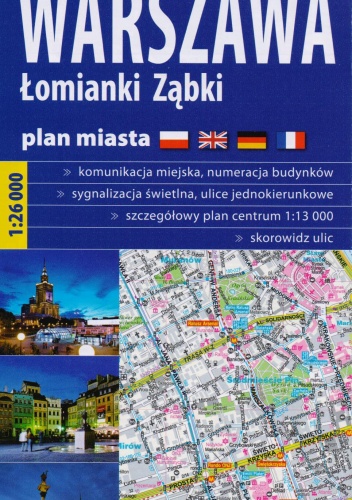Warszawa Łomianki, Ząbki. Plan miasta. 1:26 000 Express Map