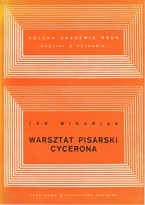 Warsztat pisarski Cycerona - Jan Wikarjak