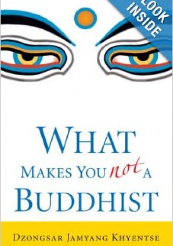 What makes you not a  buddhist - Dzongsar Kjence Rinpocze