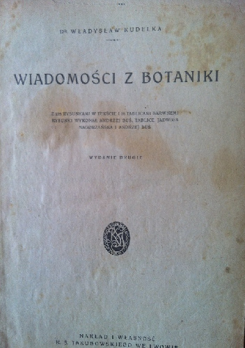 Wiadomości z botaniki - Władysław Kudelka