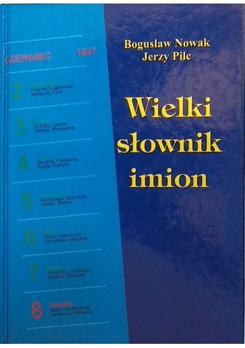 Wielki słownik imion - Bogusław Nowak, Jerzy Pilc