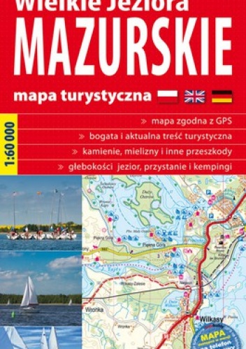 Wielkie Jeziora Mazurskie. Mapa turystyczna. 1:60 000 ExpressMap