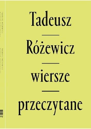 Wiersze przeczytane - Tadeusz Różewicz