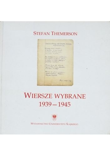 Wiersze wybrane 1939-1945 - Stefan Themerson