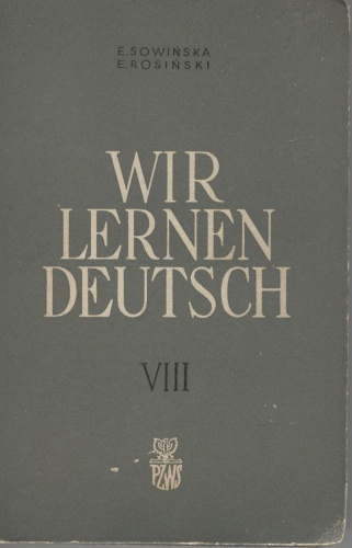 Wir lernen deutsch VIII - Eugenia Sowińska, Ernest Rosiński