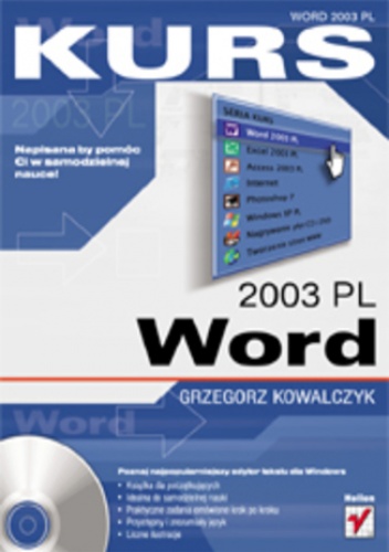 Word 2003 PL. Kurs - Grzegorz Kowalczyk