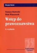 Wstęp do prawoznawstwa - Tomasz Stawecki, Piotr Winczorek