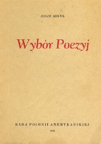 Wybór poezyj - Adam Asnyk