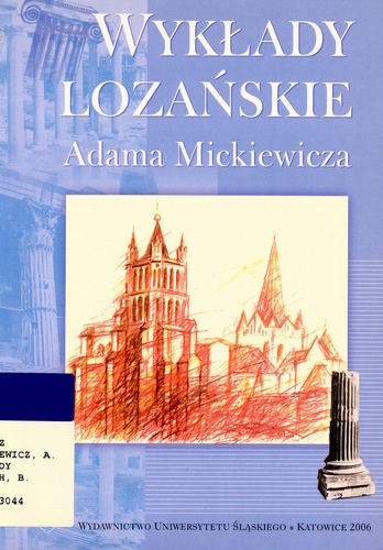 Wykłady lozańskie Adama Mickiewicza - Aleksander Nawarecki, Beata Mytych-Forajter