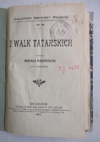 Z walk tatarskich - Mikołaj Niedźwiedzki