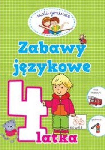Zabawy językowe 4-latka. Mali geniusze - Elżbieta Lekan