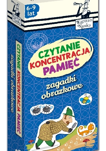 Zagadki obrazkowe Czytanie Koncentracja Pamięć 6-9 lat - MAGDALENA TREPCZYŃSKA