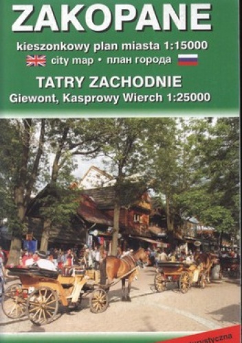 Zakopane. Kieszonkowy plan miasta. 1:15000  Karta