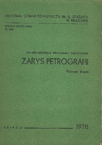 Zarys petrografii - Andrzej Bolewski, Włodzimierz Parachoniak