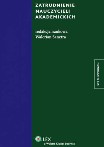 Zatrudnienie nauczycieli akademickich - Walerian Sanetra