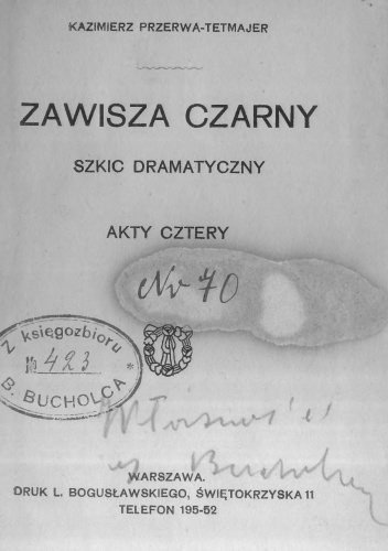 Zawisza Czarny - Kazimierz Przerwa-Tetmajer