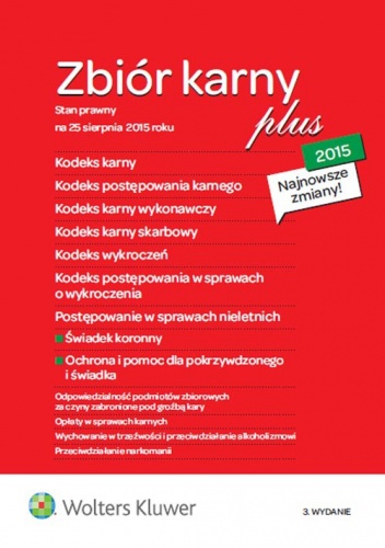 Zbiór karny PLUS 2015 - praca zbiorowa