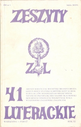 Zeszyty Literackie nr 41 (1/1993)