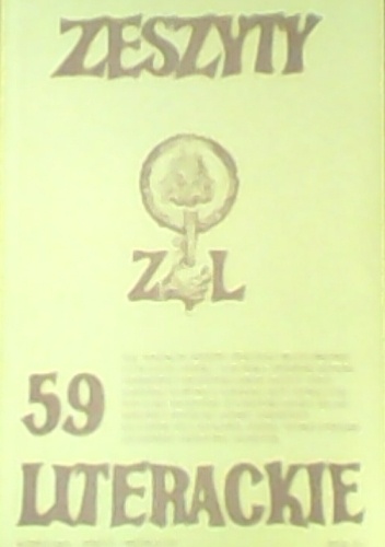 Zeszyty Literackie nr 59 (3/1997) - Redakcja kwartaln. Zeszyty Literackie