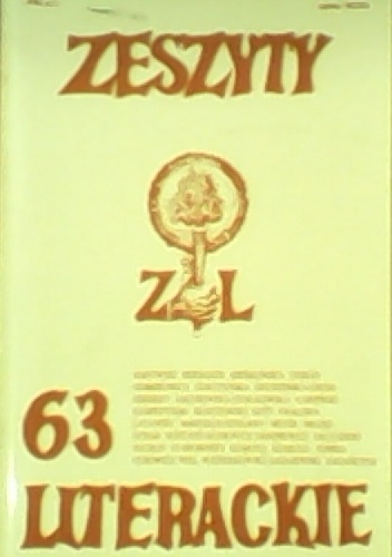 Zeszyty Literackie nr 63 (3/1998) - Redakcja kwartaln. Zeszyty Literackie