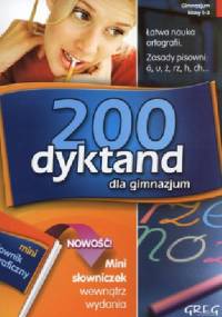 200 dyktand dla gimnazjum