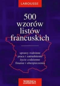 500 wzorów listów francuskich - Therese Cherisey