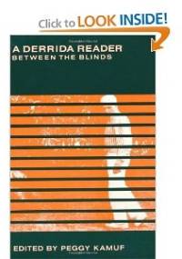 A Derrida reader: Between the Blinds - Peggy Kamuf