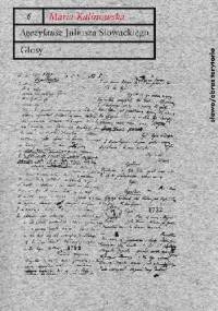 Agezylausz Juliusza Słowackiego. Glosy - Maria Kalinowska